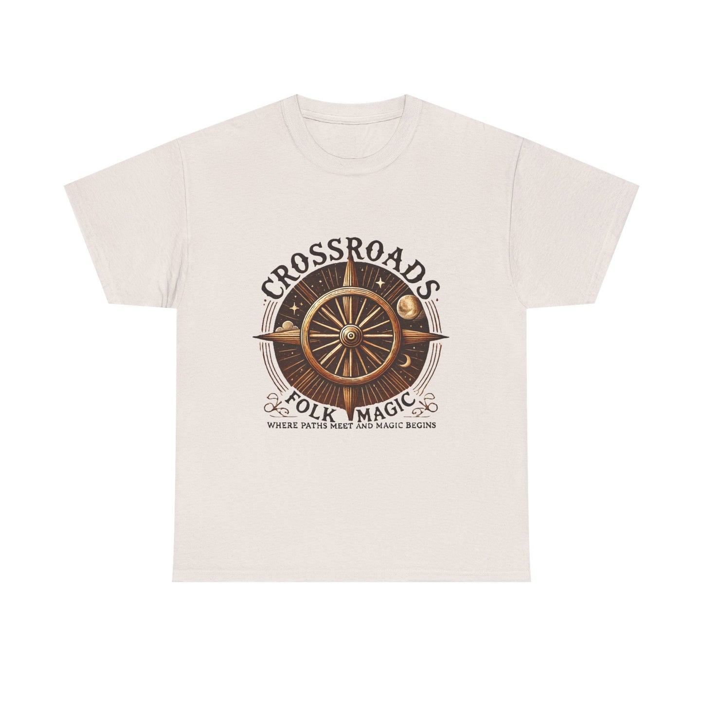 T-Shirt - Crossroads Folk Magic Unisex Heavy Cotton Tee