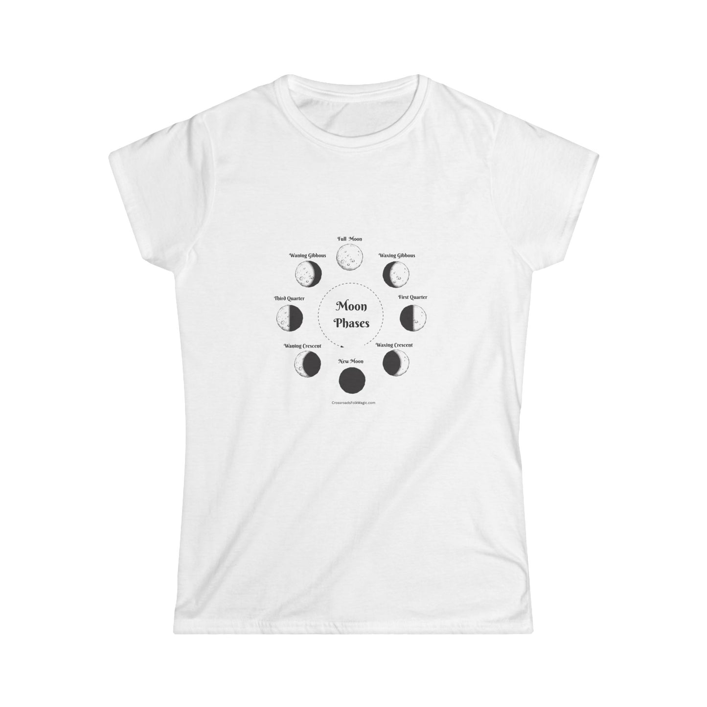T-Shirt - Women's Moon Phases Softstyle Tee