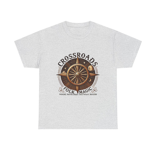 T-Shirt - Crossroads Folk Magic Unisex Heavy Cotton Tee