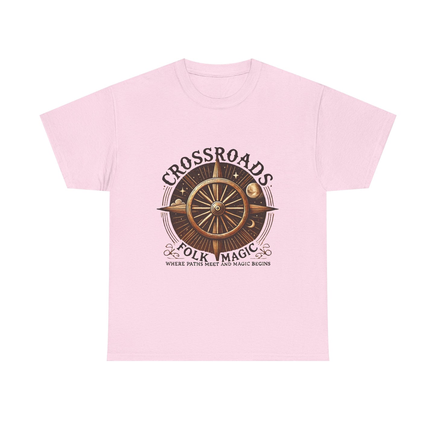 T-Shirt - Crossroads Folk Magic Unisex Heavy Cotton Tee