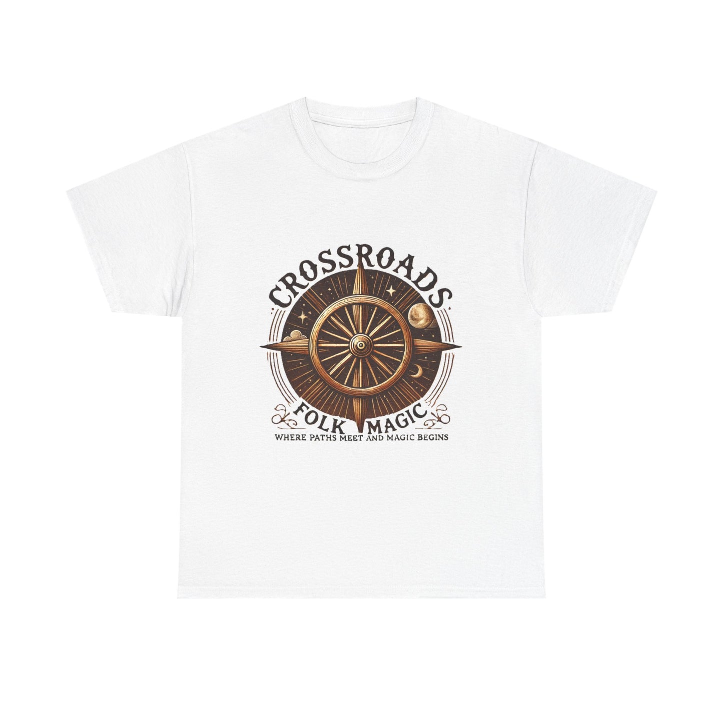 T-Shirt - Crossroads Folk Magic Unisex Heavy Cotton Tee