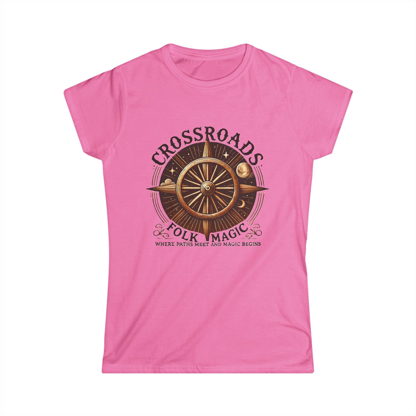 T-Shirt - Women's Crossroads Folk Magic Softstyle Tee