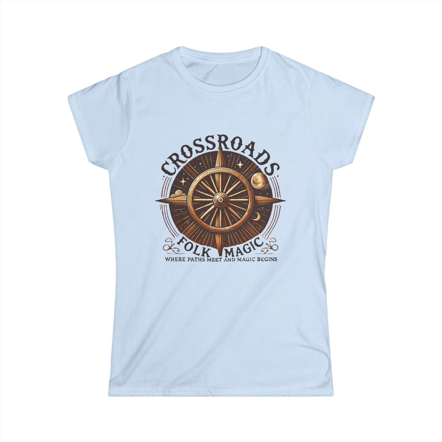 T-Shirt - Women's Crossroads Folk Magic Softstyle Tee