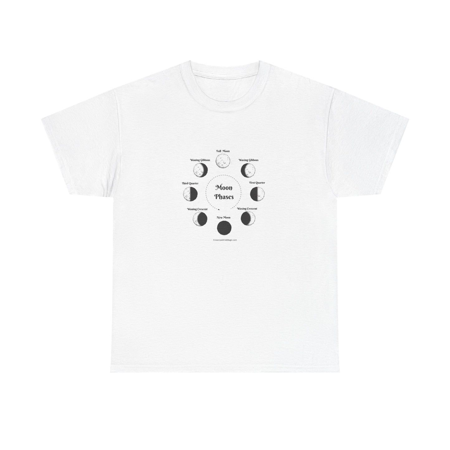 T-Shirt - Moon Phases Unisex Heavy Cotton Tee