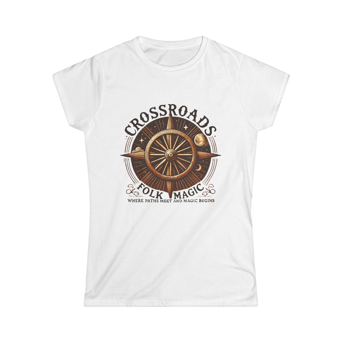 T-Shirt - Women's Crossroads Folk Magic Softstyle Tee