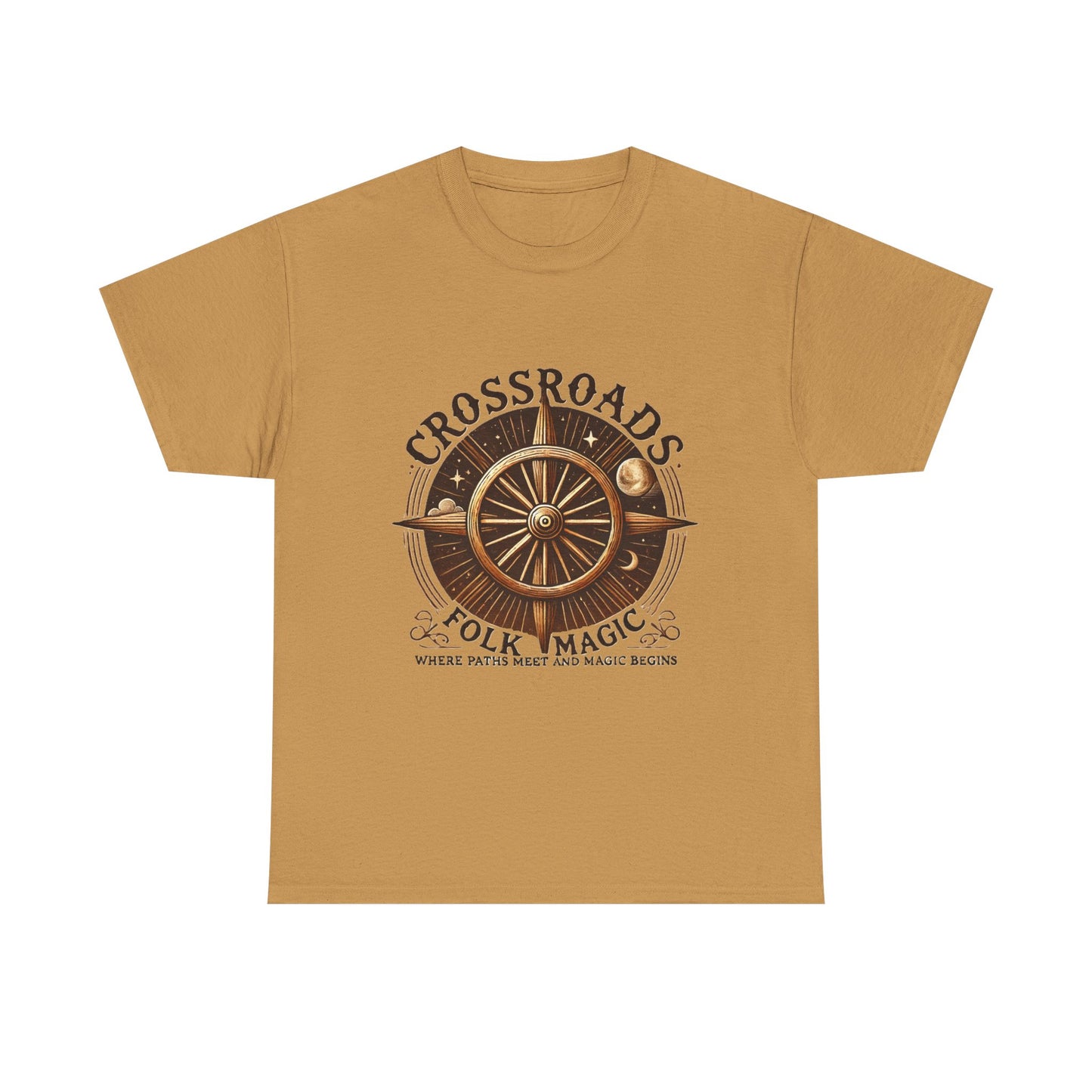 T-Shirt - Crossroads Folk Magic Unisex Heavy Cotton Tee