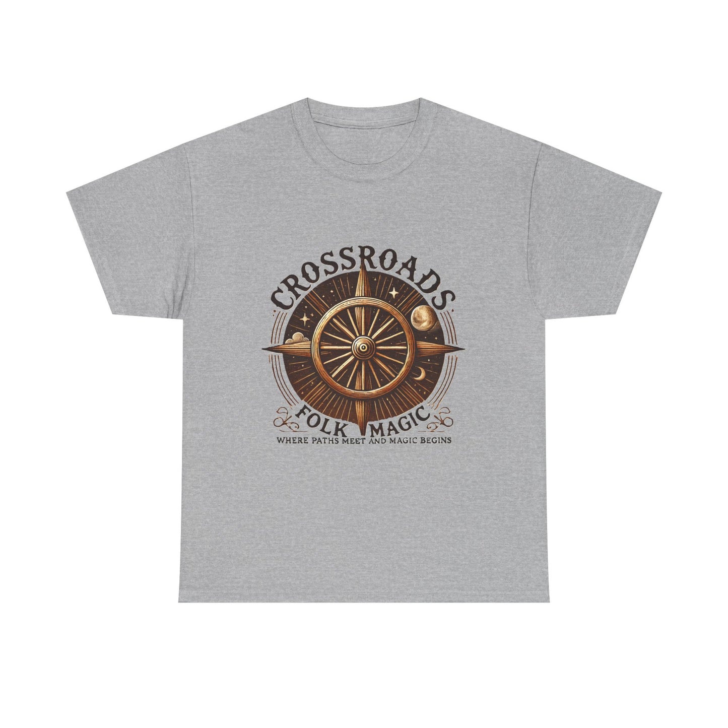 T-Shirt - Crossroads Folk Magic Unisex Heavy Cotton Tee