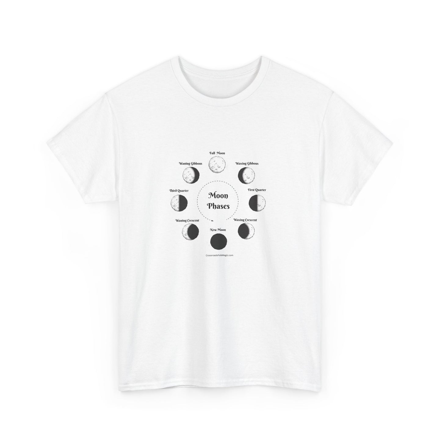 T-Shirt - Moon Phases Unisex Heavy Cotton Tee