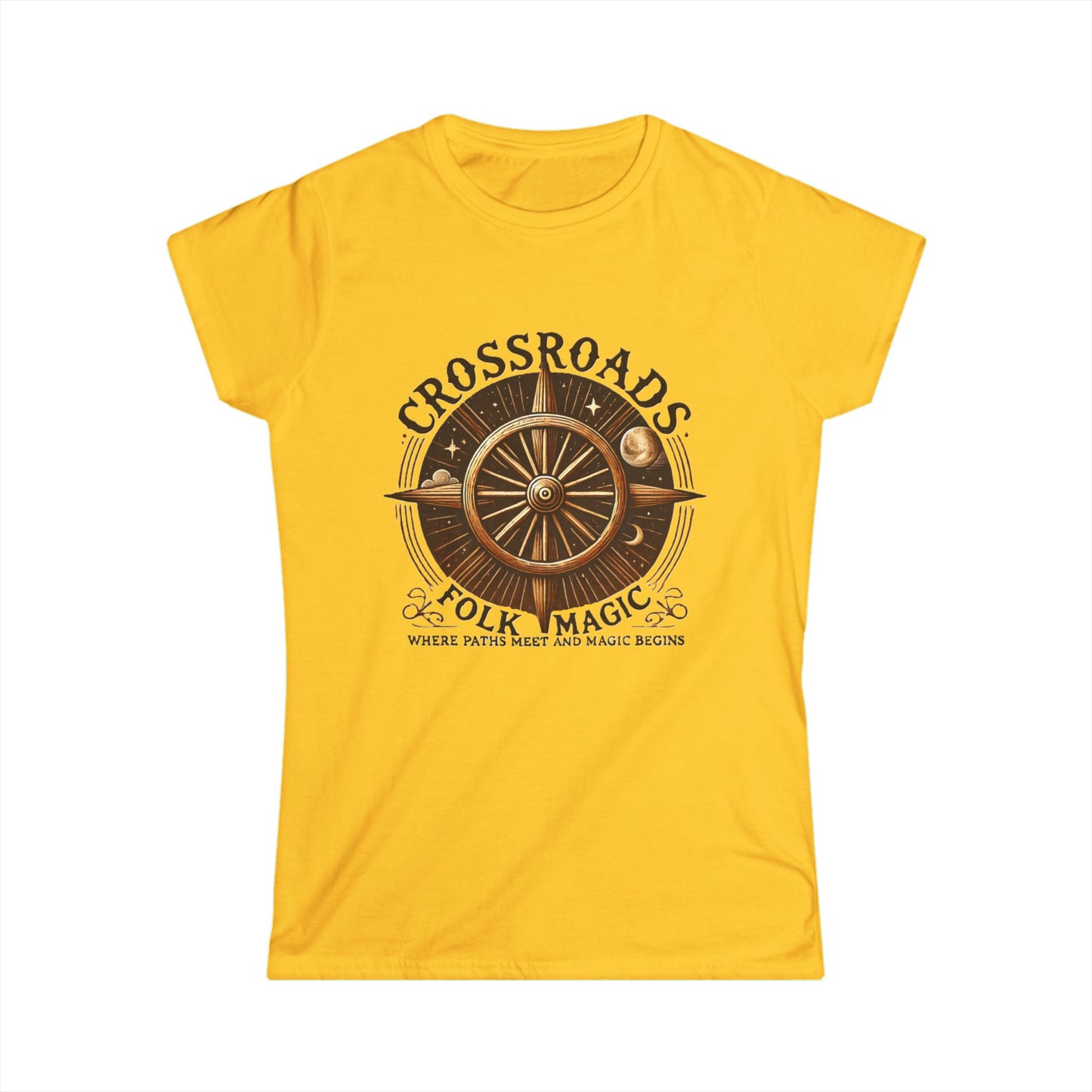 T-Shirt - Women's Crossroads Folk Magic Softstyle Tee