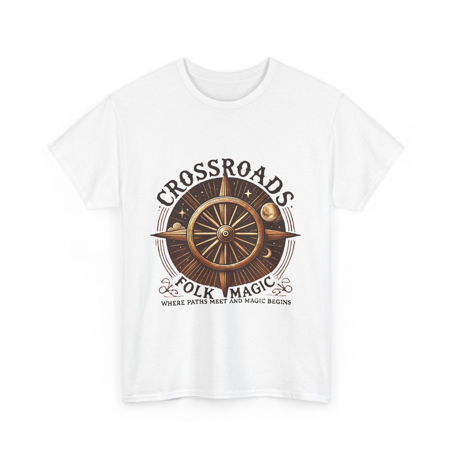T-Shirt - Crossroads Folk Magic Unisex Heavy Cotton Tee