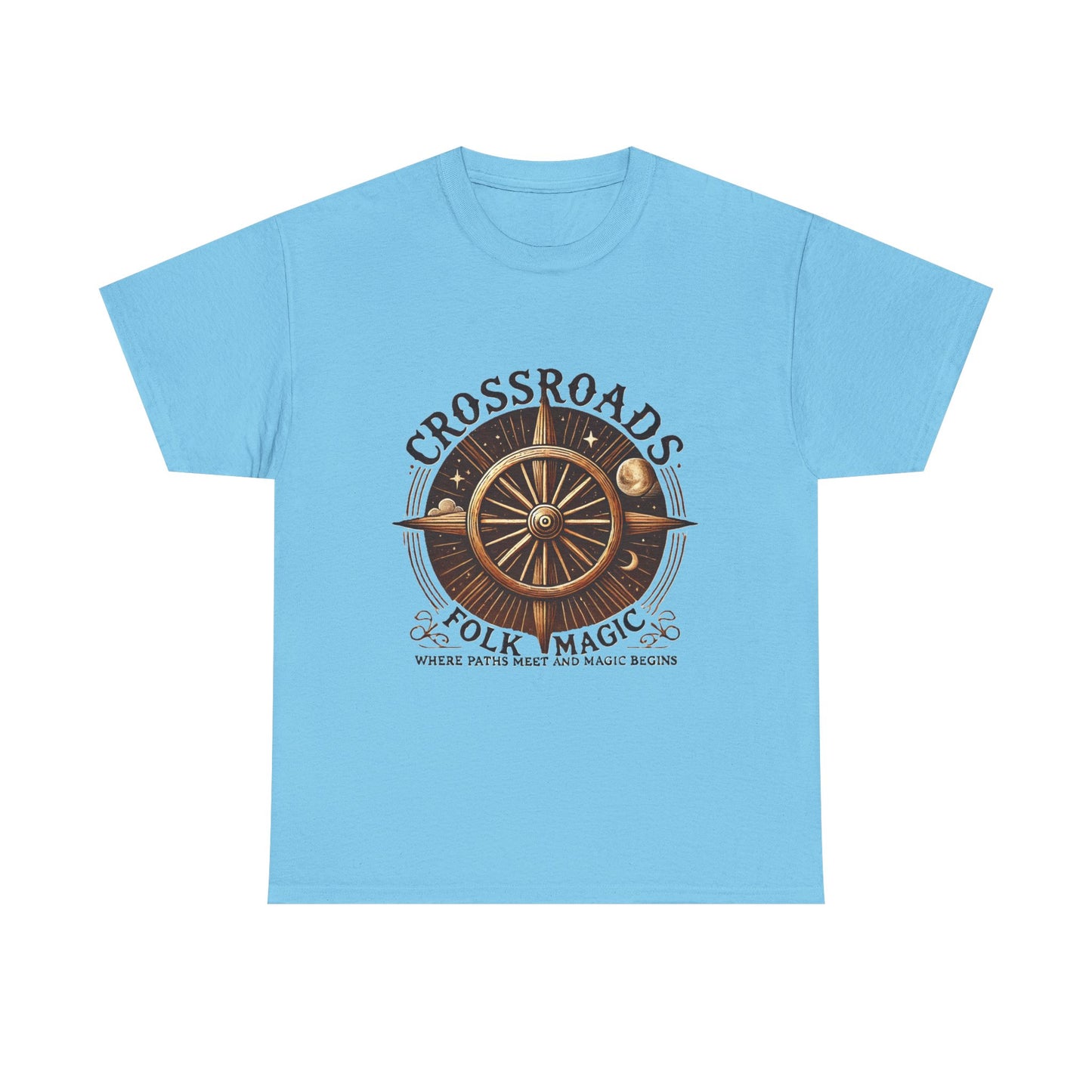 T-Shirt - Crossroads Folk Magic Unisex Heavy Cotton Tee