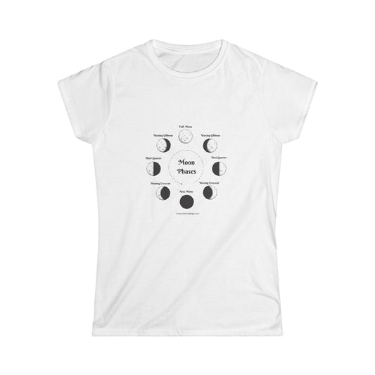 T-Shirt - Women's Moon Phases Softstyle Tee
