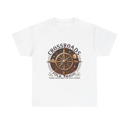 T-Shirt - Crossroads Folk Magic Unisex Heavy Cotton Tee