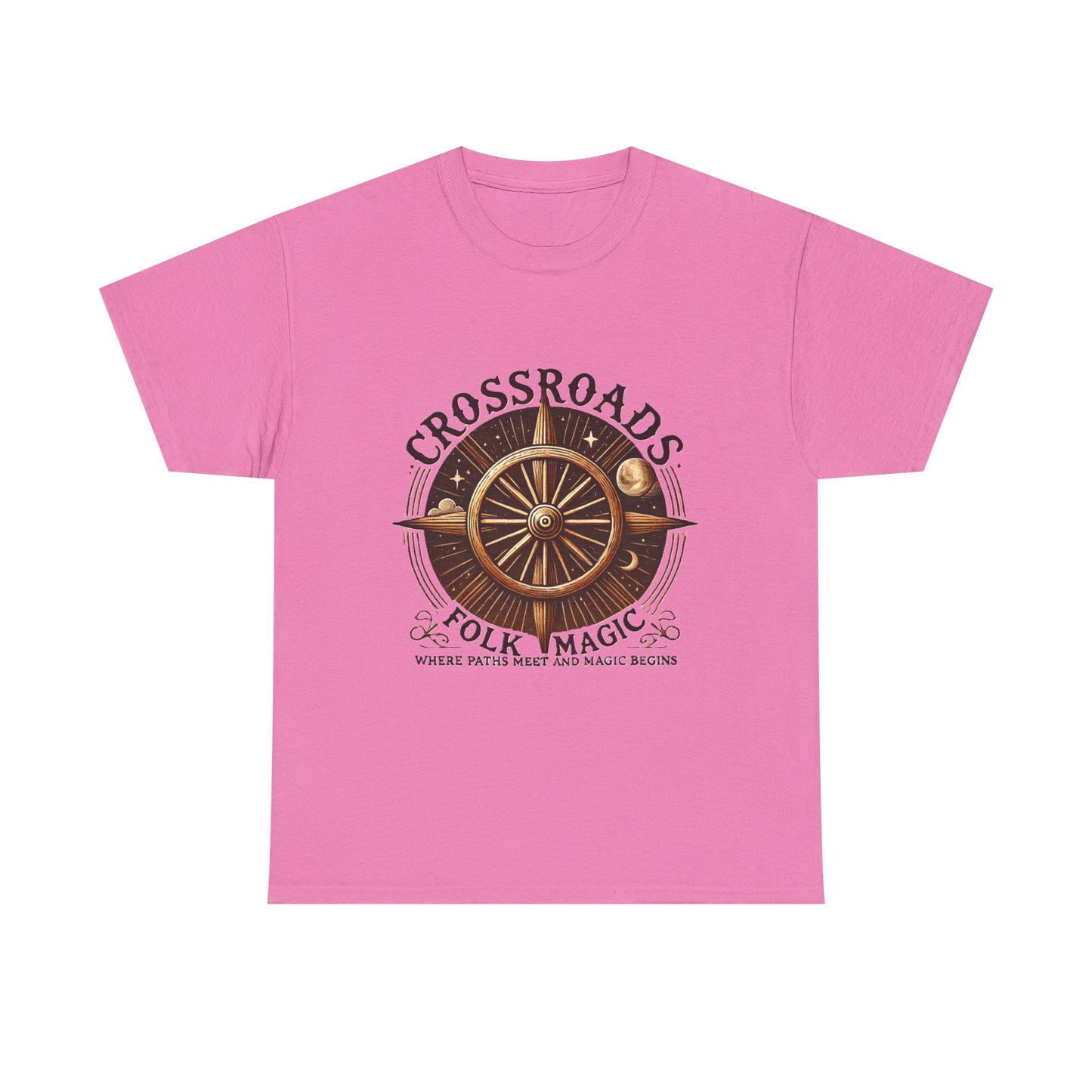 T-Shirt - Crossroads Folk Magic Unisex Heavy Cotton Tee