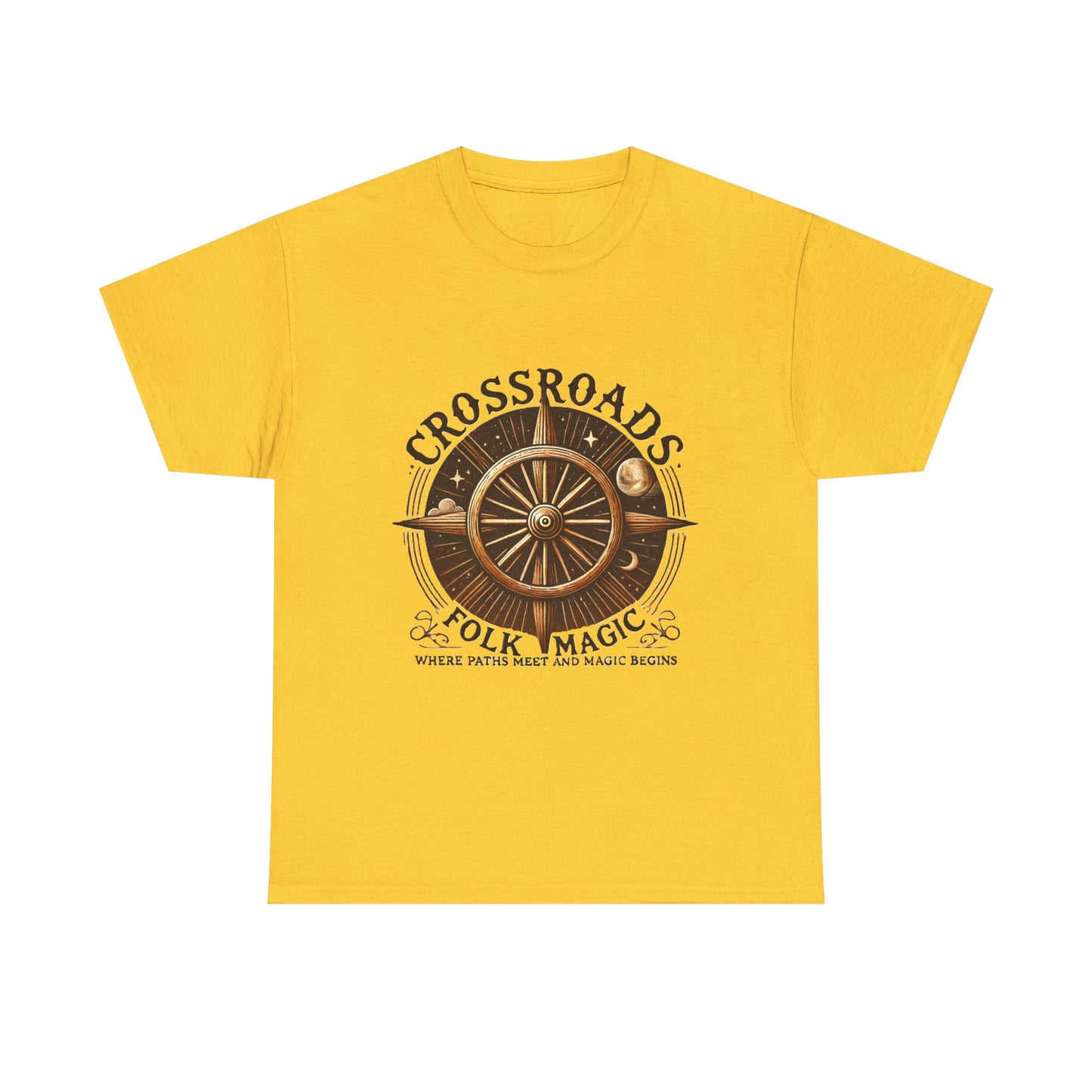 T-Shirt - Crossroads Folk Magic Unisex Heavy Cotton Tee