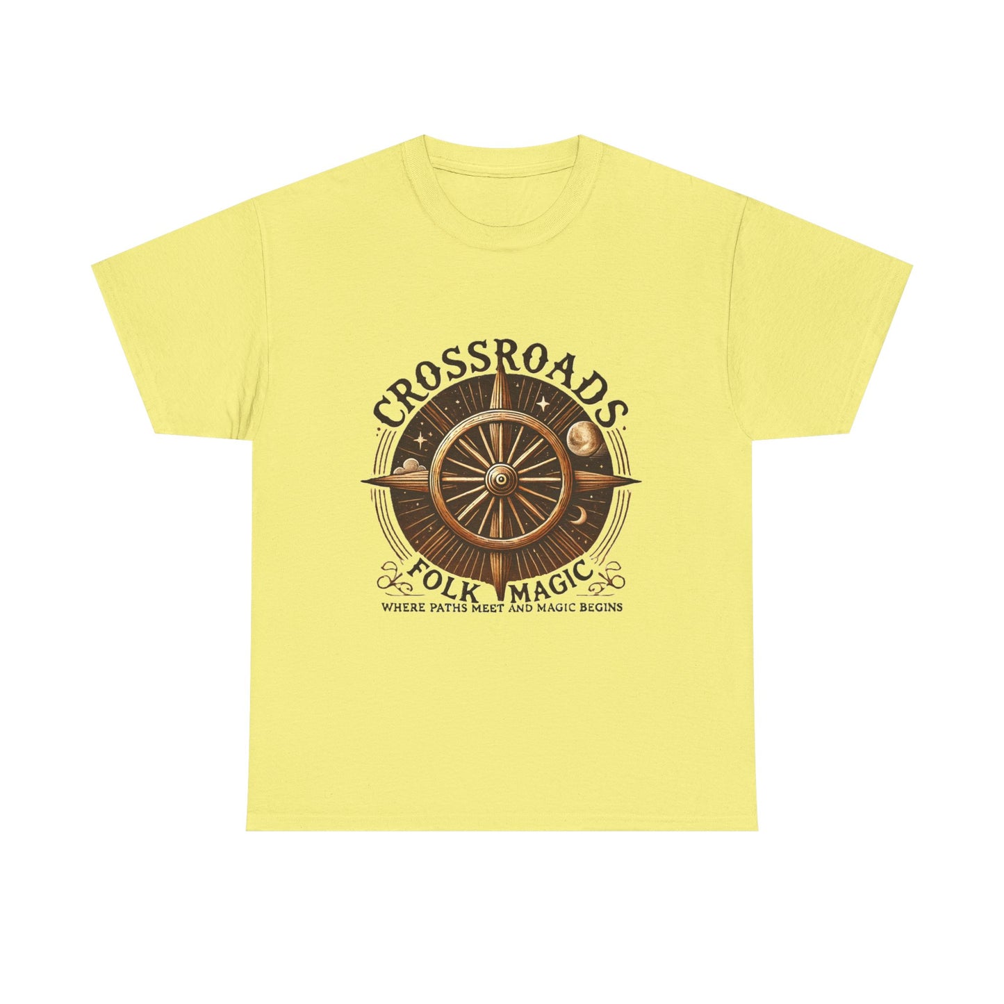 T-Shirt - Crossroads Folk Magic Unisex Heavy Cotton Tee